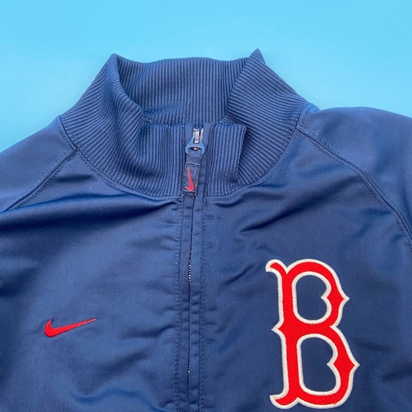 Nike Red Sox Stitched Blue and Red Track Jacket Size M - Picture 11 of 11